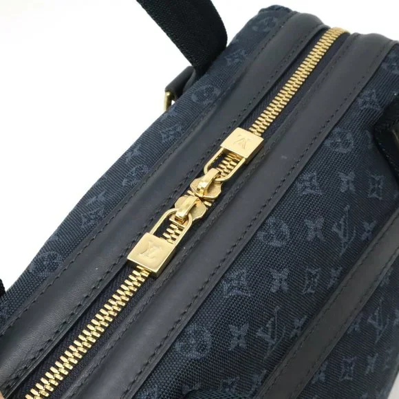 Louis Vuitton Navy Monogram Satchel - Picture 7 of 12